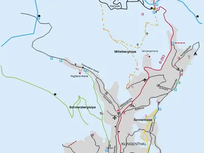 Pistenplan Klingenthal