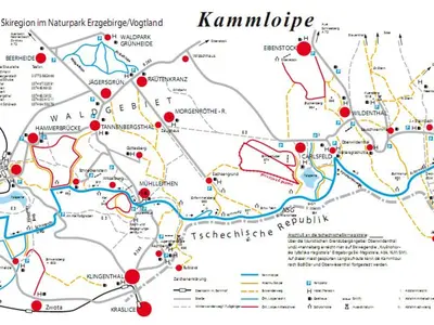 Pistenplan Klingenthal