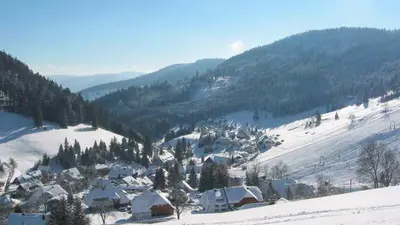 Blick über den Ort Muggenbrunn