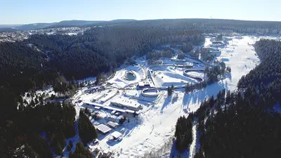 Blick auf den Fallbachhang