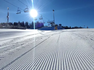 Blick auf die Skipiste in Oberhof © Oberhofer Freizeit und Tourismus GmbH