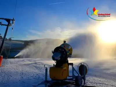 Schneekanone im Einsatz © Touristinfo Zwiesel