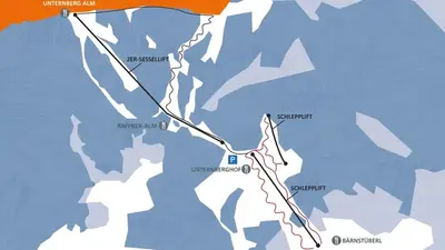 Pistenplan Unternberg
