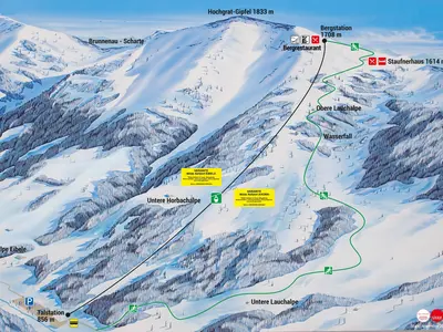 Pistenplan Oberstaufen - Hochgrat