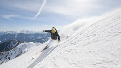 Skifahrerin Evi Brundobler-Mittermaier in Hochfelln