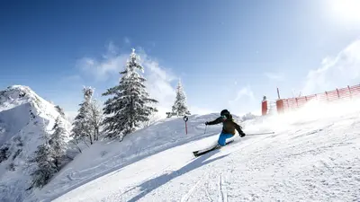 Abfahrt von der Bergstation