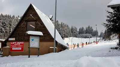 Blick auf den Lift Brotterode