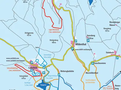 Pistenplan Carlsfeld