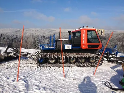 Pistenraupe auf der Piste im Skigebiet Hohegeiß © Ski & Rodel Centrum Hohegeiß