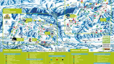 Pistenplan Imbergbahn & Skiarena Steibis + Hündle