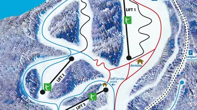 Pistenpanorama Skilifte Ravensberg