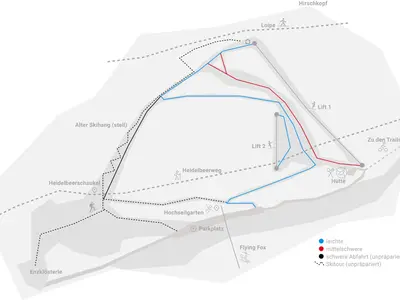 Pistenplan Enzklösterle