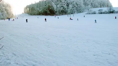 Piste am Skilift Falkenstein