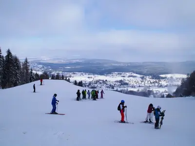 Panoramablick von der Piste aus an den Klausenlifte Mehlmeisel © Klausenlifte Mehlmeisel