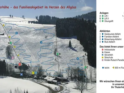 Pistenplan Thalerhöhe - Skilifte Missen