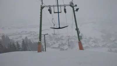 Blick auf den Schlepplift