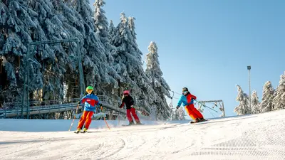 Skifahren auf der Wasserkuppe