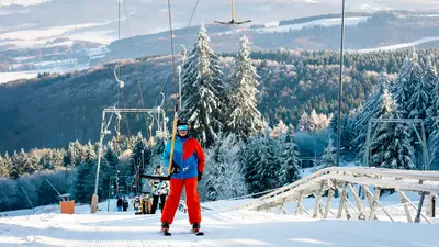 Skifahren auf der Wasserkuppe