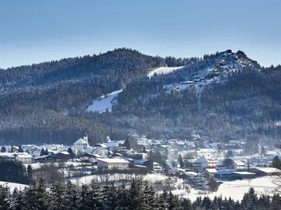 Der Bodenmaiser Hausberg im Winter © Bodenmais Tourismus & Marketing GmbH