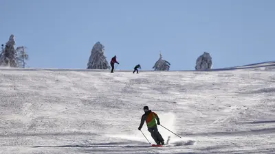 Skifahren am Silberberg