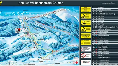 Pistenplan Rettenberg / Grünten