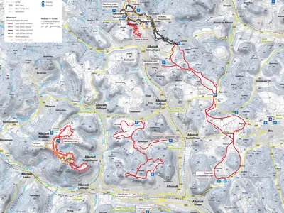 Pistenplan Albstädter Skilifte