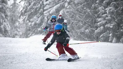 Familienskifahren am Götschen