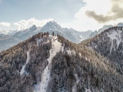 Blick auf den Götschenkopf © Götschen Skilift GmbH & Co KG.