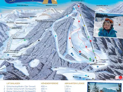 Pistenplan Skizentrum Götschen