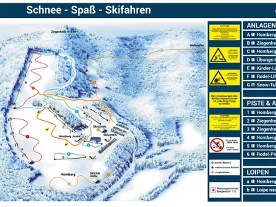 Pistenplan Winterberg-Züschen - Mein Homberg