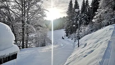 Piste im Skigebiet Kaltenbronn