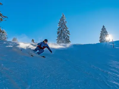 Skifahrer am Belchen © Schwarzwaldregion Belchen / Klaus Hansen