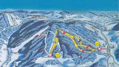 Pistenplan Pröller Skidreieck