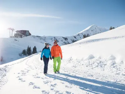 Winterwanderer im Skigebiet Fellhorn-Kanzelwand © Oberstdorf/Kleinwalsertal Bergbahnen