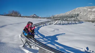 Besucher auf dem Allgäu-Coaster am Söllerreck