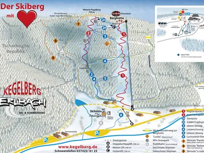Pistenplan Erlbach - Kegelberg
