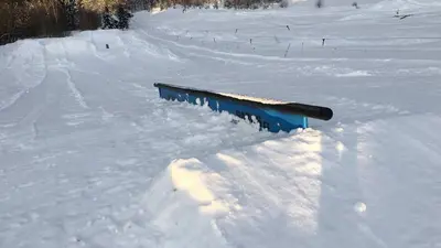 Obstacle im Snowpark Reichenberg