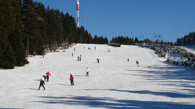 Blick auf die Piste