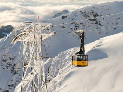 Gondelbahn im Skigebiet Kleinwalsertal-Oberstdorf © Oberstdorf/Kleinwalsertal Bergbahnen