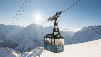 Gondel in der Morgensonne