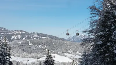 Mit der Kanzelwandbahn geht es nach oben