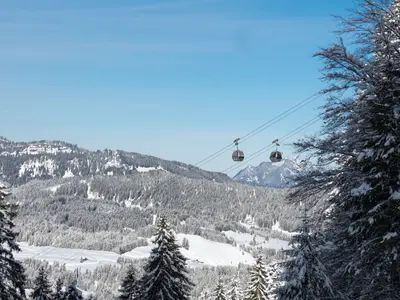 Mit der Kanzelwandbahn geht es nach oben © OBERSTDORF·KLEINWALSERTAL BERGBAHNEN