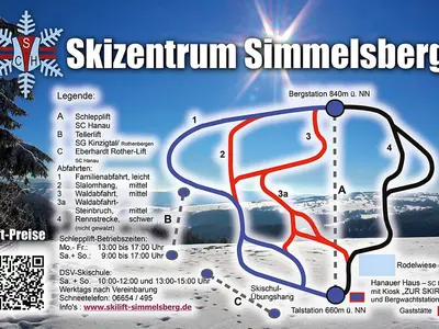 Pistenplan Simmelsberg