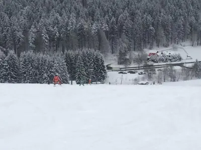 Blick von der Piste über das Tal © Mühlberglift