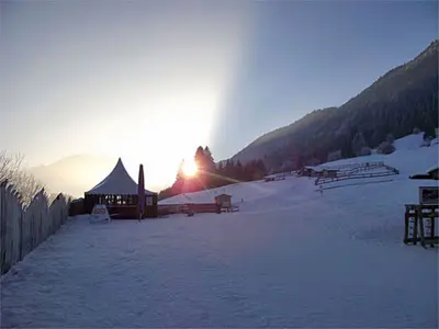 Winterlandschaft © Steckenberg Erlebnisberg Unterammergau