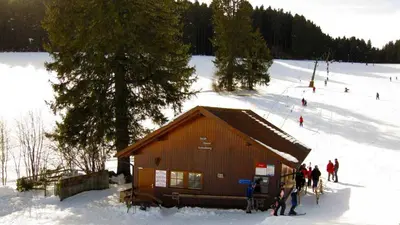Skihütte am Oberen Schlossberg