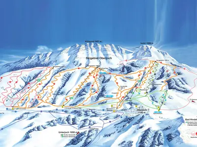Pistenplan Oberjoch