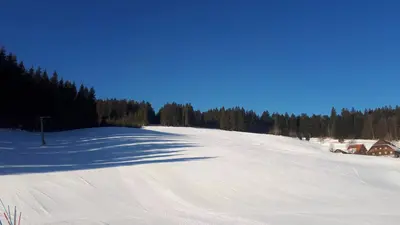 Blick auf die Piste