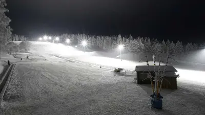 Beleuchtete Piste in Heubach