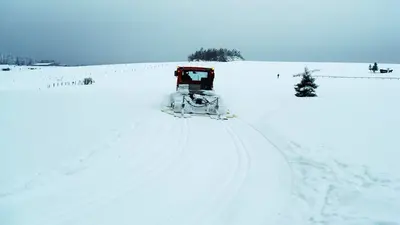 Loipen werden gespurt in Braunlage